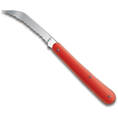 Swiss Army Brands 2023 Victorinox 40990 Kitchen Red Folding Knives, 20.5In Folding Blade, Serrated Edge, Alox VIC-0.7830.11